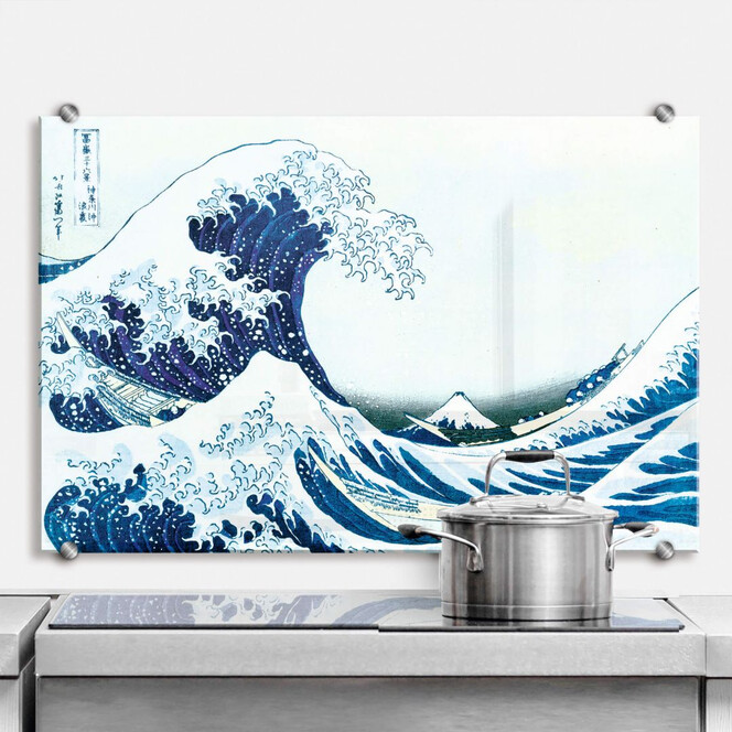 Spritzschutz Hokusai - Die grosse Welle