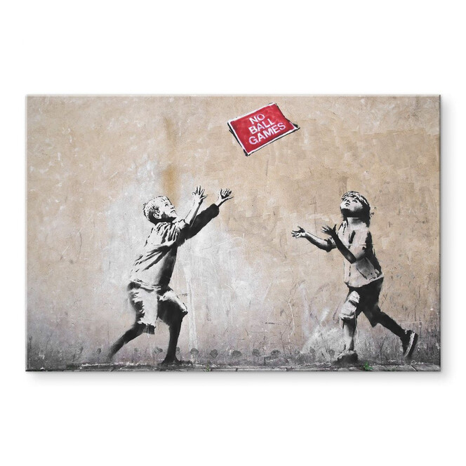 Acrylglasbild Banksy - No Ball Games