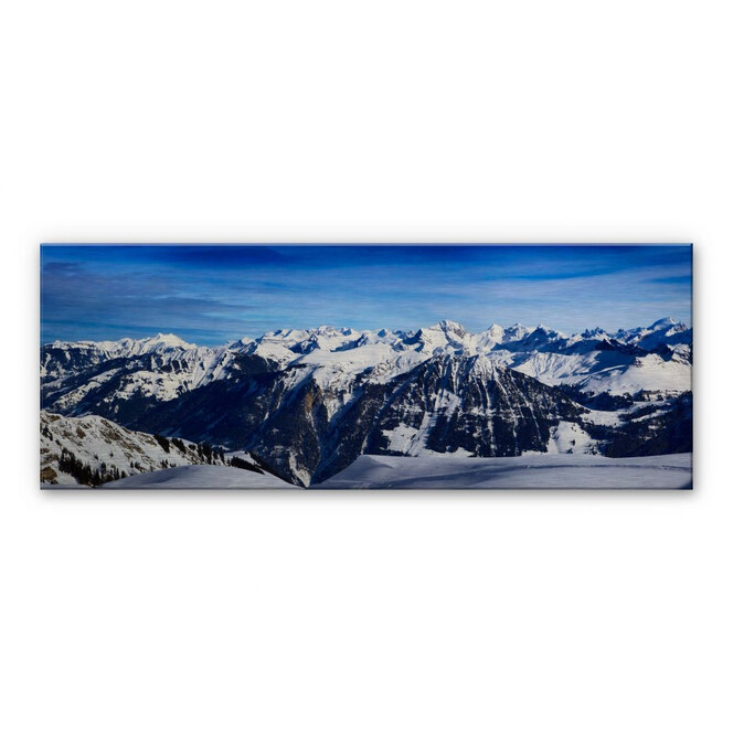 Alu-Dibond Bild Alpenpanorama