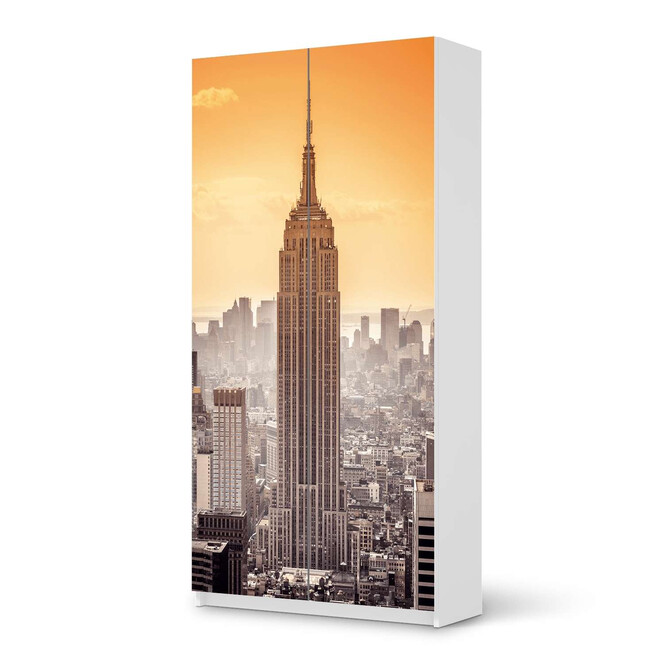 Klebefolie IKEA Pax Schrank 201cm Höhe - 2 Türen - Empire State Building- Bild 1