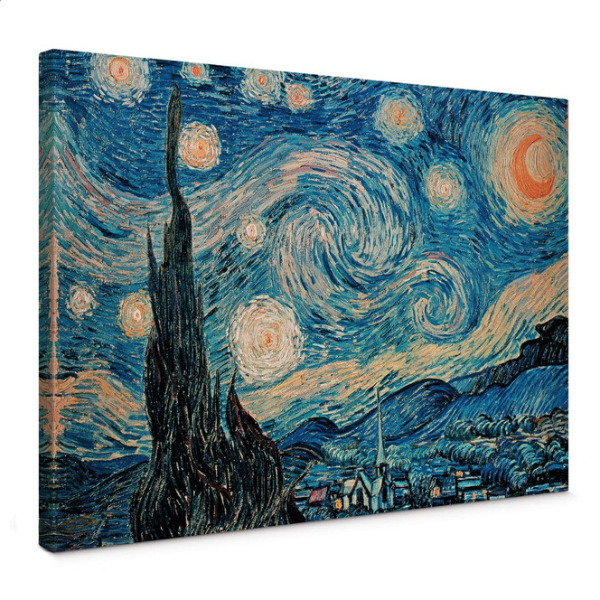 Leinwandbild van Gogh - Sternennacht 1889