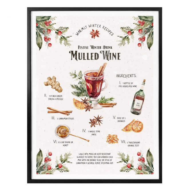 Poster Mulled Wine Recipe