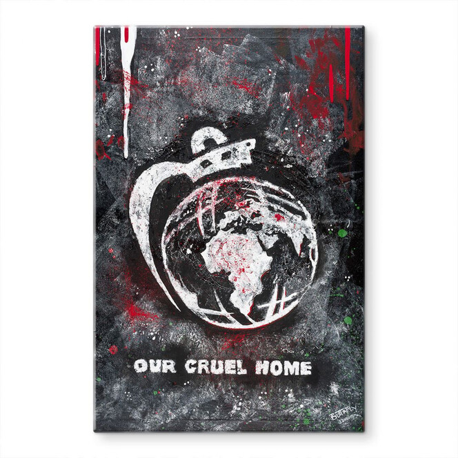 Glasbild Buttafly - Our Cruel World