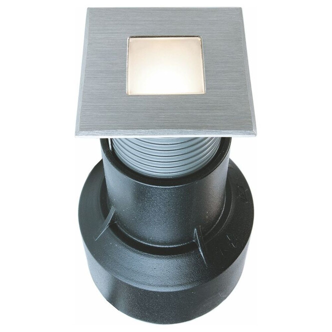 LED Bodeneinbauleuchte Basic Square in Silber 0.55W 14lm 3000K
