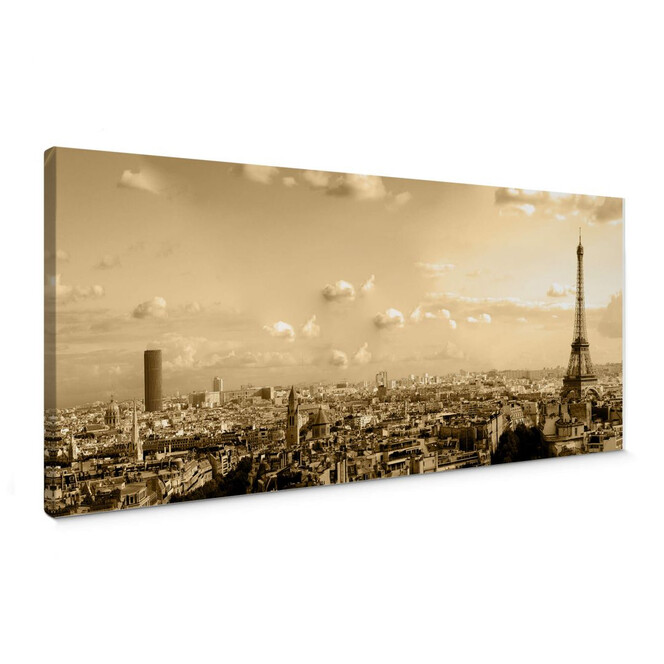 Leinwandbild Paris Skyline