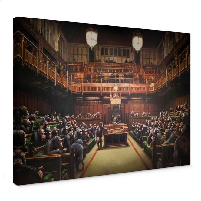 Leinwandbild Banksy - Devolved Parliament