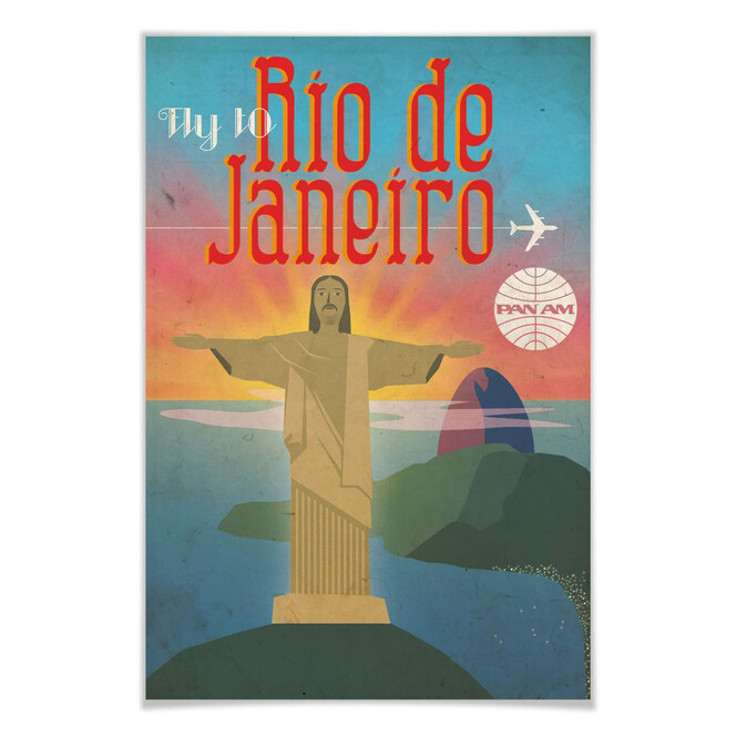 Poster PAN AM - Fly to Rio de Janeiro