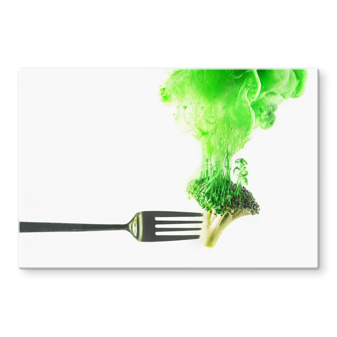 Glasbild Belenko - Steamed Broccoli 