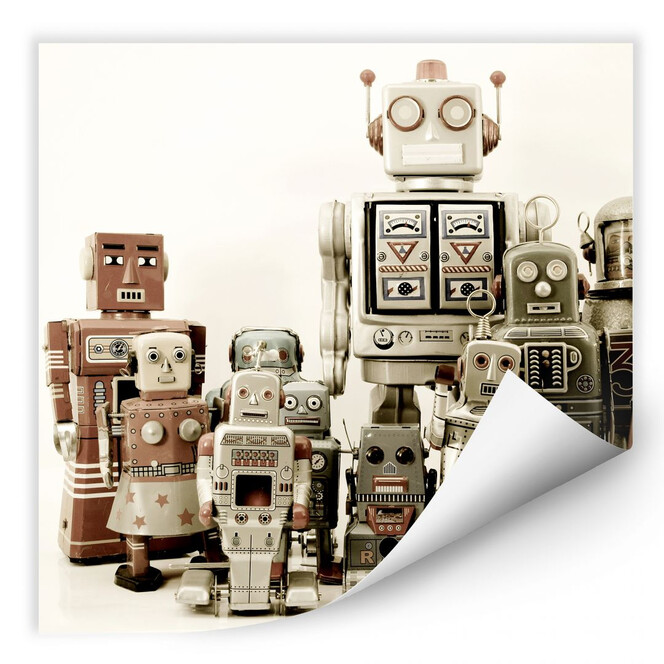 Wallprint Versammlung der Roboter