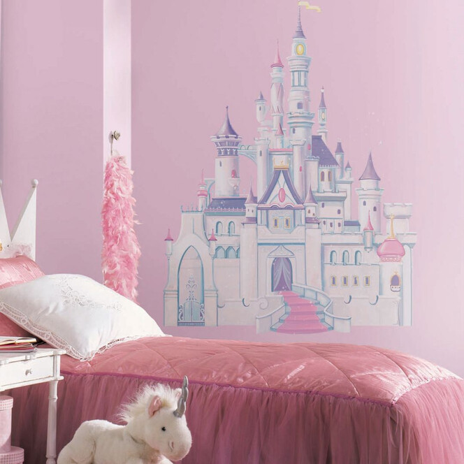 Wandsticker Disney Princess - Maxi Sticker Schloss mit Glitzer - Bild 1