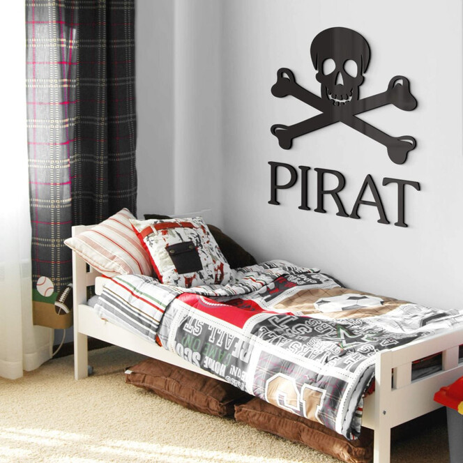 Acrylbuchstaben Pirat