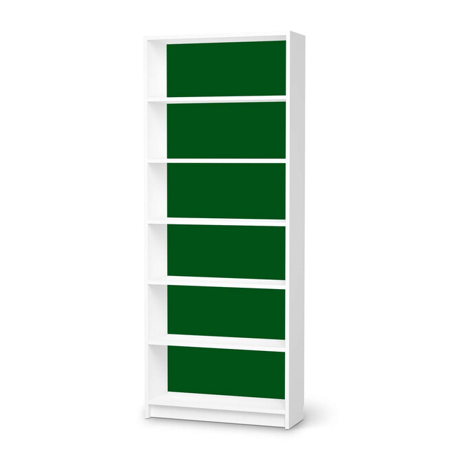 Klebefolie IKEA Billy Regal 6 Fächer - Grün Dark- Bild 1