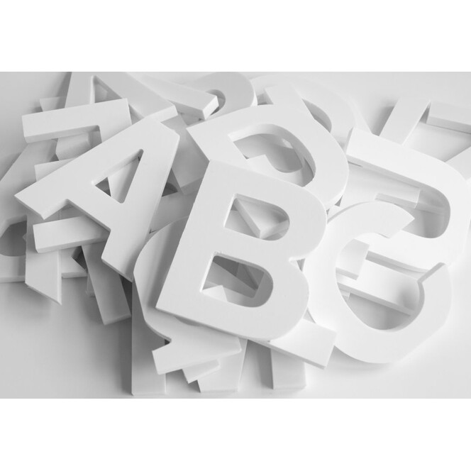 Dekobuchstaben 3D Alphabet (26-teilig) - Bild 1