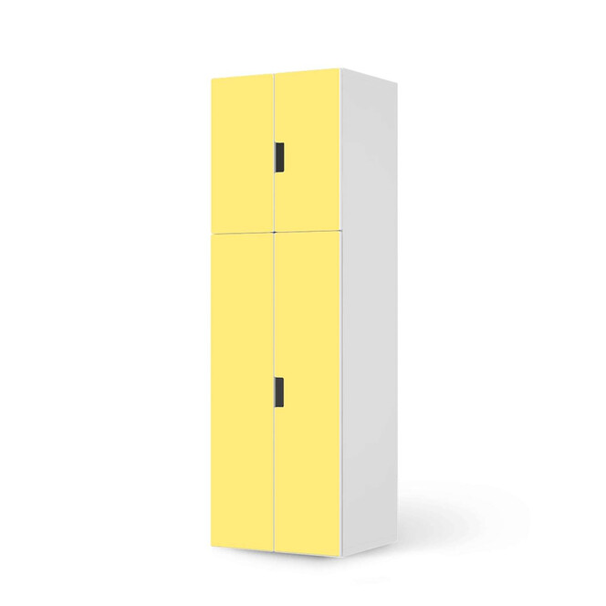 Möbelfolie IKEA Stuva / Malad - 2 grosse Türen und 2 kleine Türen - Gelb Light- Bild 1