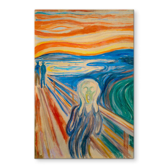 Glasbild Munch - Der Schrei