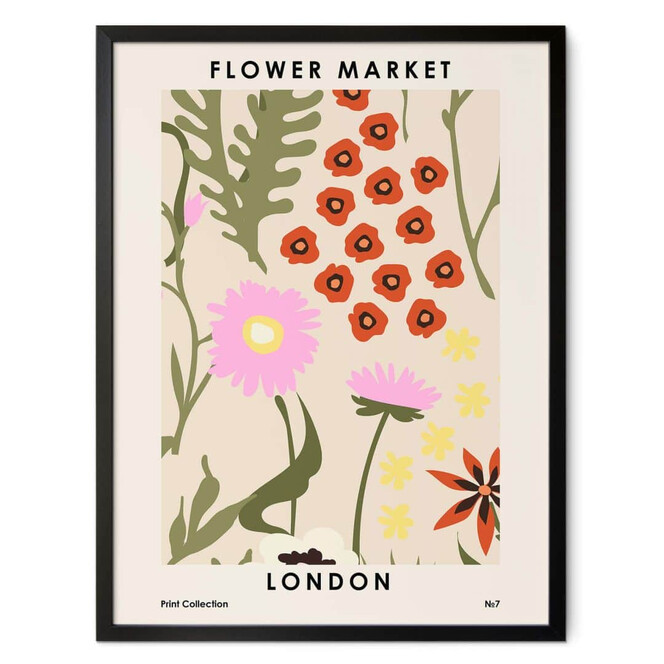 Poster Anastasiya - Flower Market London