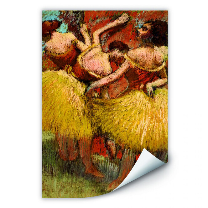 Wallprint Degas - Drei Tänzerinnen