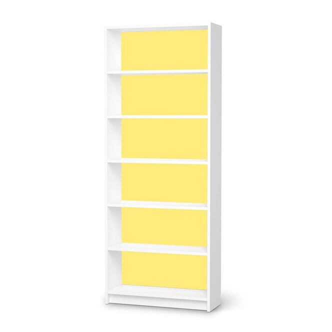 Klebefolie IKEA Billy Regal 6 Fächer - Gelb Light- Bild 1