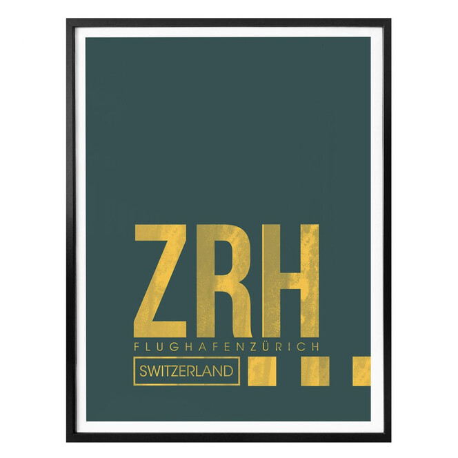 Poster 08Left - ZRH Flughafen Zürich