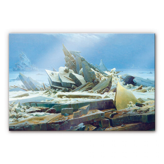 Acrylglasbild Friedrich - Das Eismeer