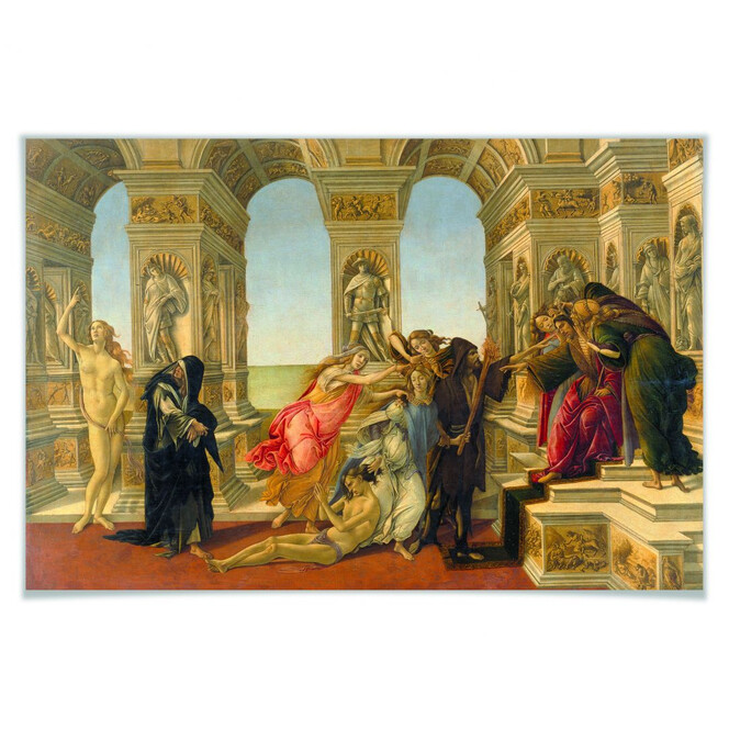 Poster Botticelli - Die Verleumdung des Apelles