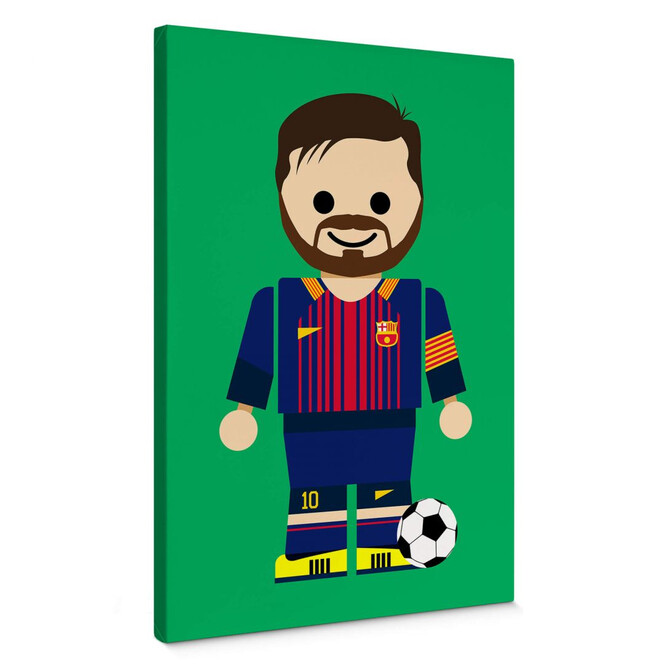 Leinwandbild Gomes - Messi Spielzeug