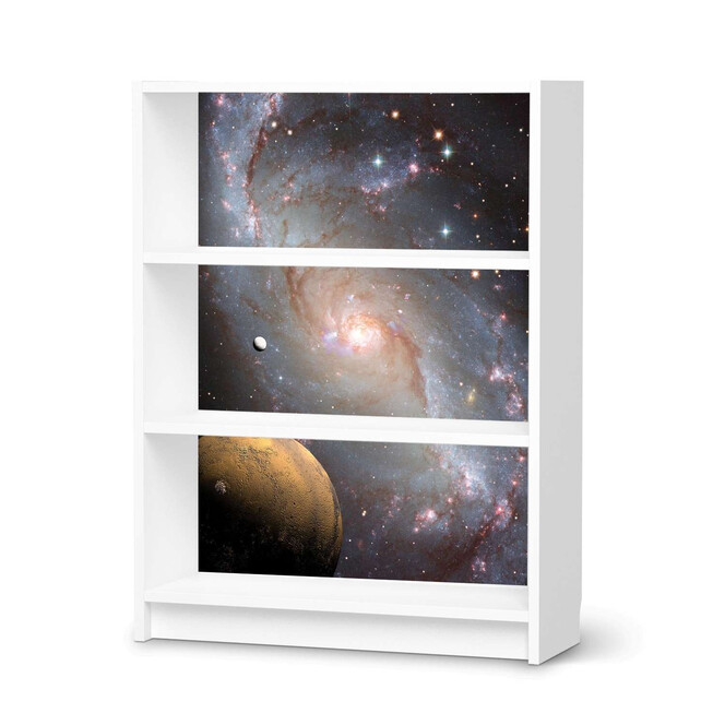 Möbelfolie IKEA Billy Regal 3 Fächer - Milky Way- Bild 1