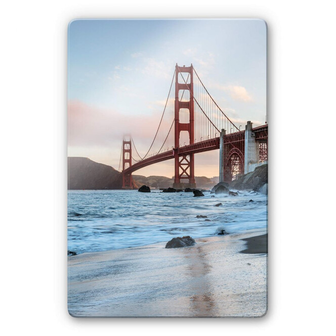 Glasbild Colombo - Golden Gate Bridge