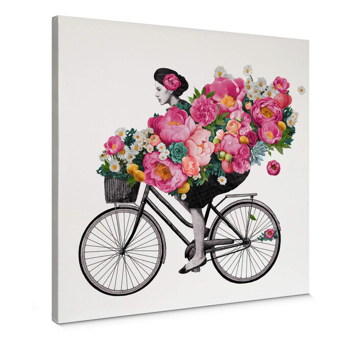 Leinwandbild Graves - Flora Bicycle