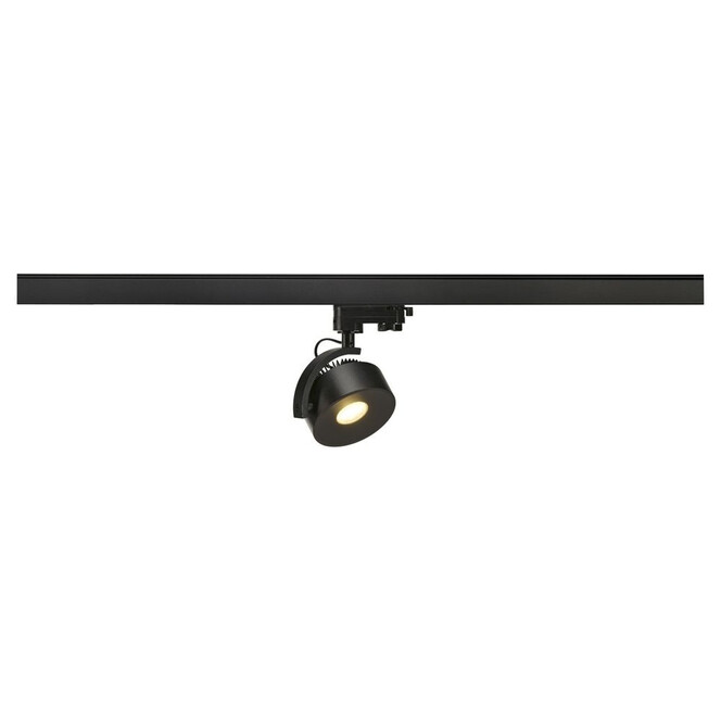 Leuchtenspot Kalu Track für 3-Phasen-HV-Stromschiene in schwarz, inkl. LED, Leuchtmittel, dimmbar, dreh- und schwenkbar - Bild 1