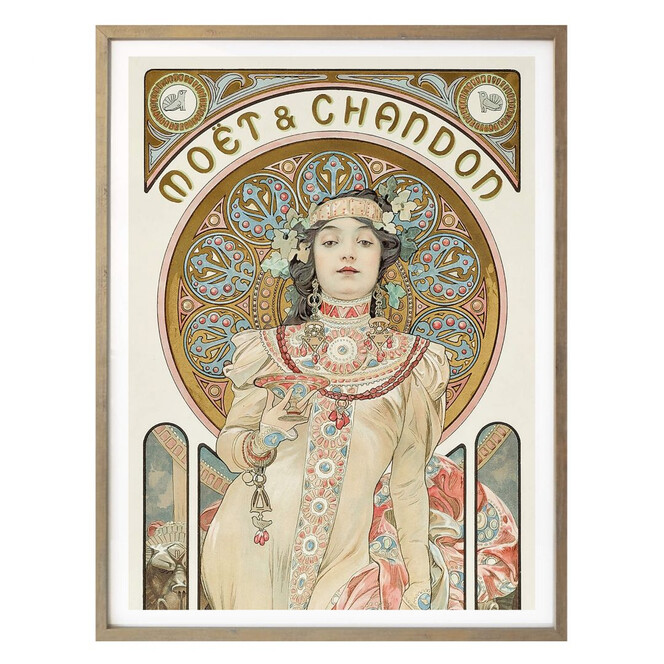 Poster Mucha - Moët and Chandon: Dry Imperial