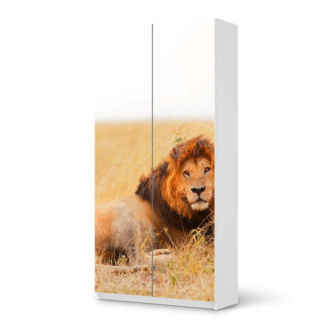 Klebefolie IKEA Pax Schrank 201cm Höhe - 2 Türen - Lion King- Bild 1