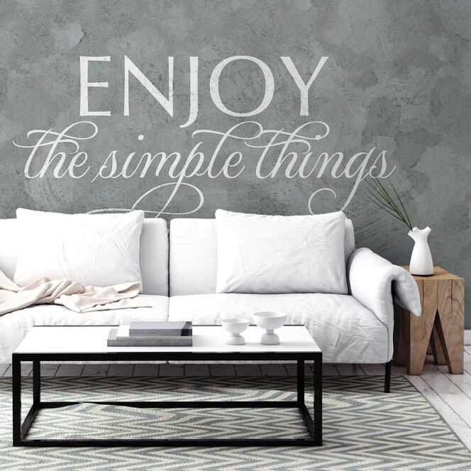 Fototapete - Enjoy the simple things