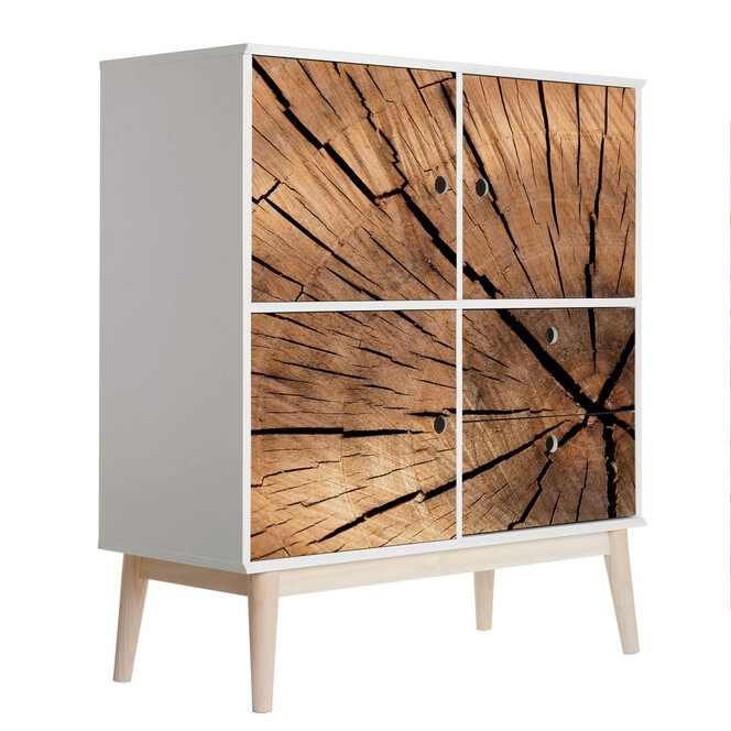 Möbelfolie, Dekofolie - abwischbar - Wooden Texture