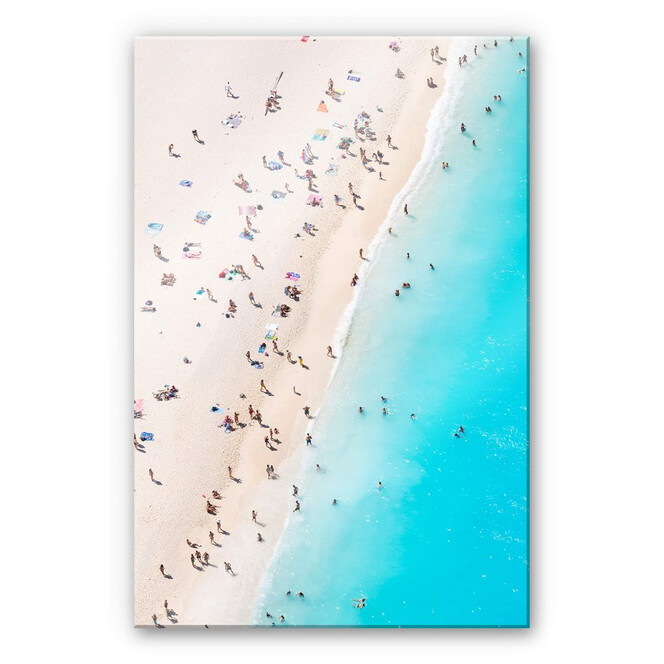 Acrylglasbild Colombo - Strandtreiben auf Zakynthos