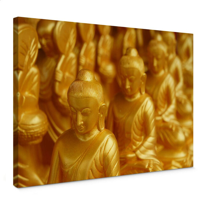 Leinwandbild Golden Buddha