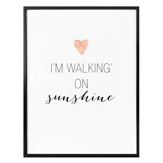 Poster Confetti & Cream - I'm walking on sunshine