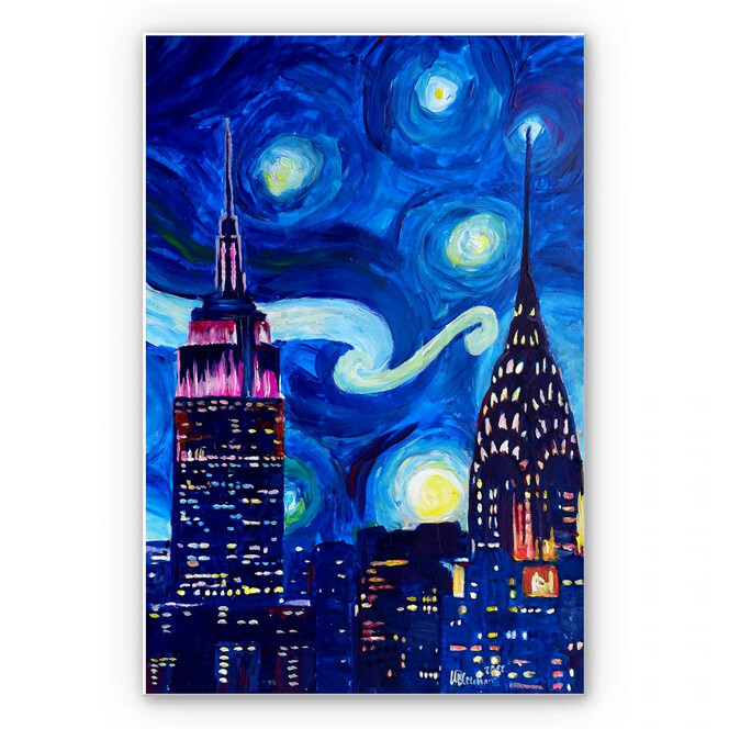 Wandbild Bleichner - New York bei Nacht