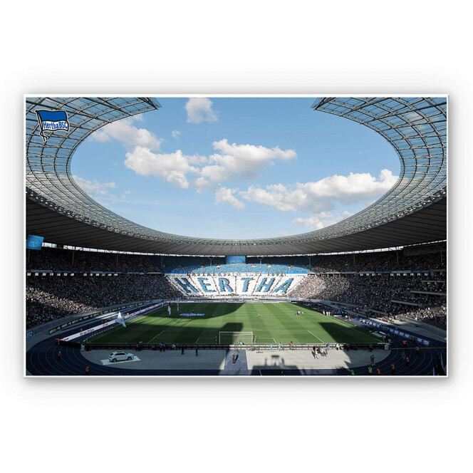 Wandbild Hertha BSC - Stadion am Tag