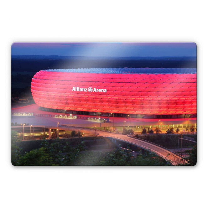 Glasbild FC Bayern Allianz Arena