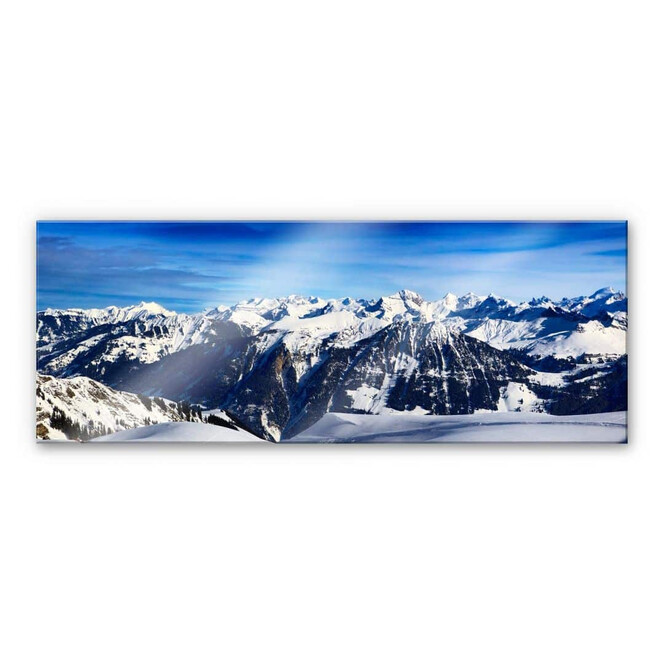 Acrylglasbild Alpenpanorama