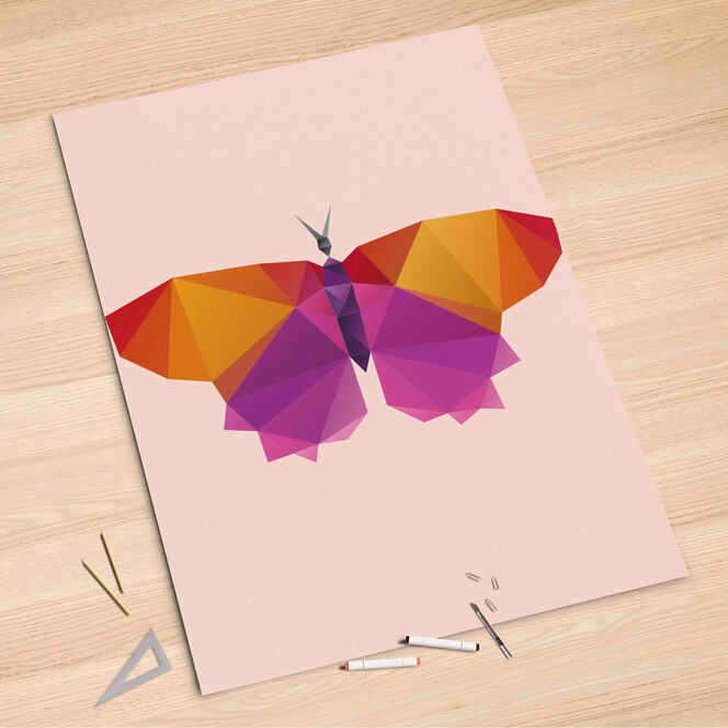 Folienbogen (100x150cm) - Origami Butterfly- Bild 1