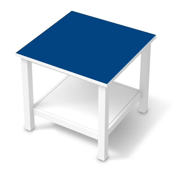 Möbel Klebefolie IKEA Hemnes Tisch 55x55cm - Blau Dark- Bild 1