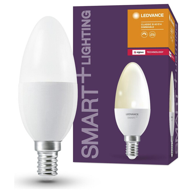 SMART& Zigbee LED Leuchtmittel E14 B38 5W 470lm warmweiss