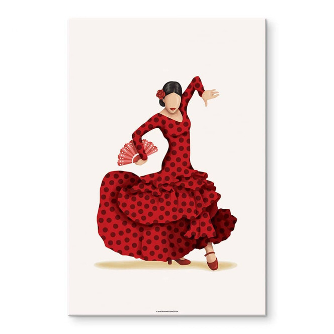 Acrylglasbild Tohmé - Flamenco