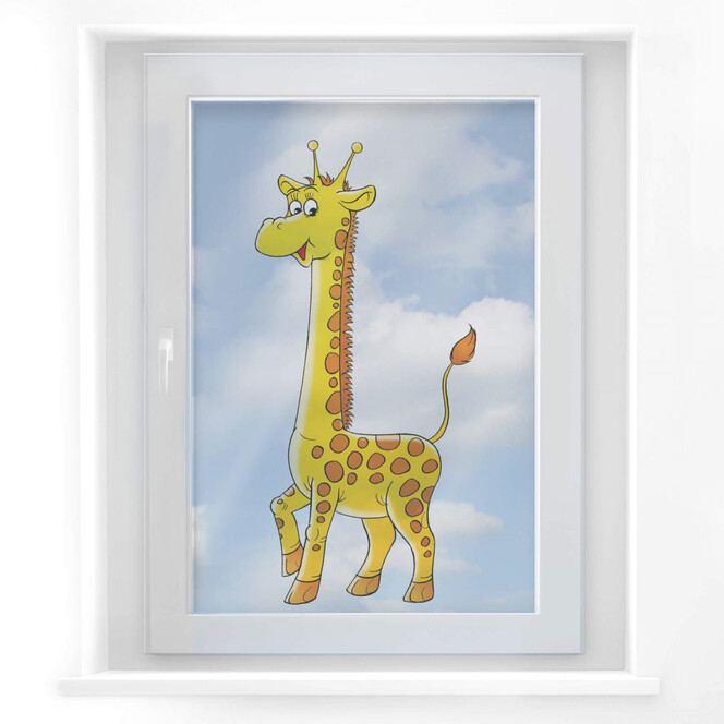 Fensterbild Giraffe 1