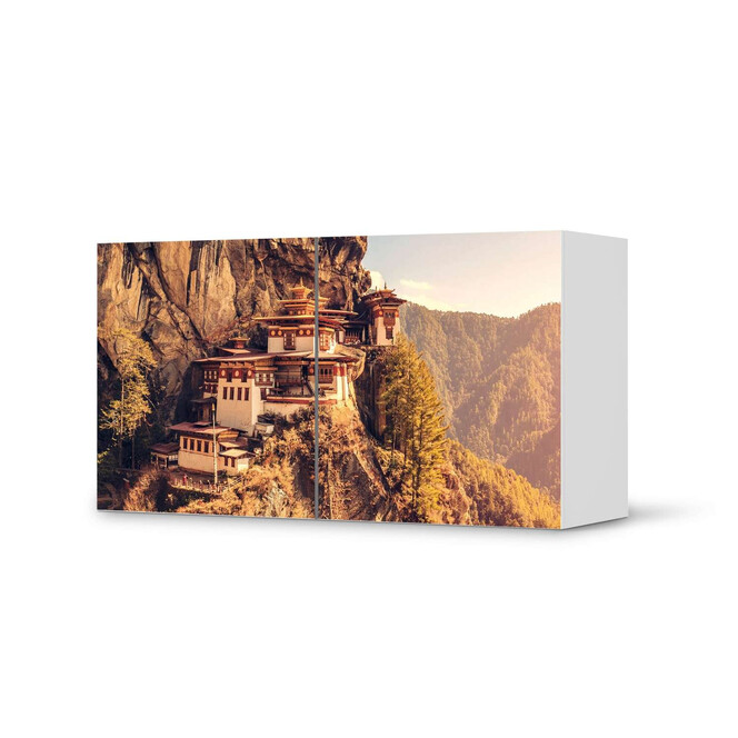 Folie IKEA Besta Regal 2 Türen (quer) - Bhutans Paradise- Bild 1