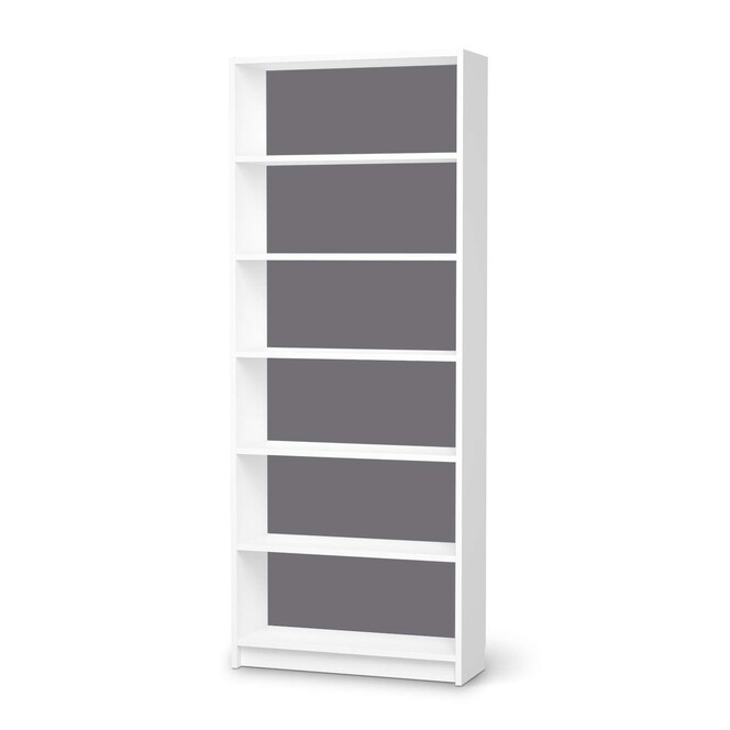 Klebefolie IKEA Billy Regal 6 Fächer - Grau Light- Bild 1