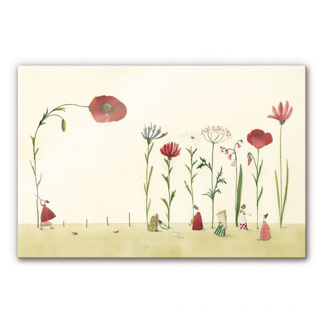 Acrylglasbild Leffler - Blumensamen
