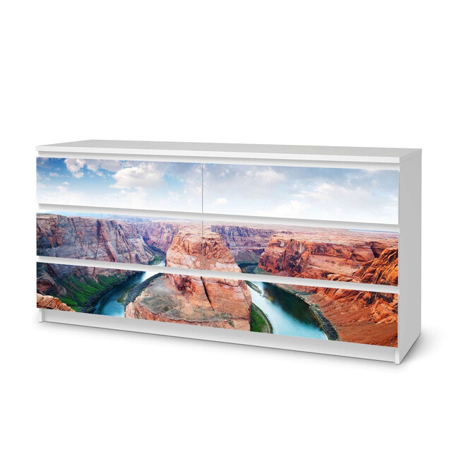 Möbelfolie IKEA Malm Kommode 6 Schubladen (breit) - Grand Canyon- Bild 1
